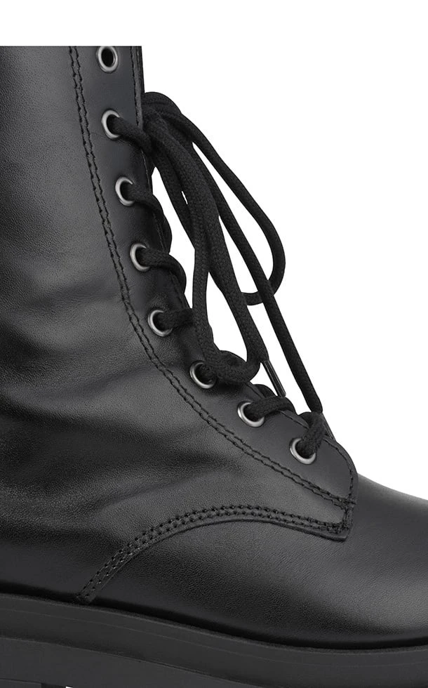 Bullboxer Enkellaarzen Zwart 464500E6L_BLCKTD - Afbeelding 5