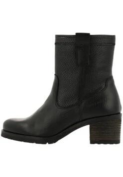 Bullboxer Enkellaarzen Zwart 611504E6L_BLCKTD