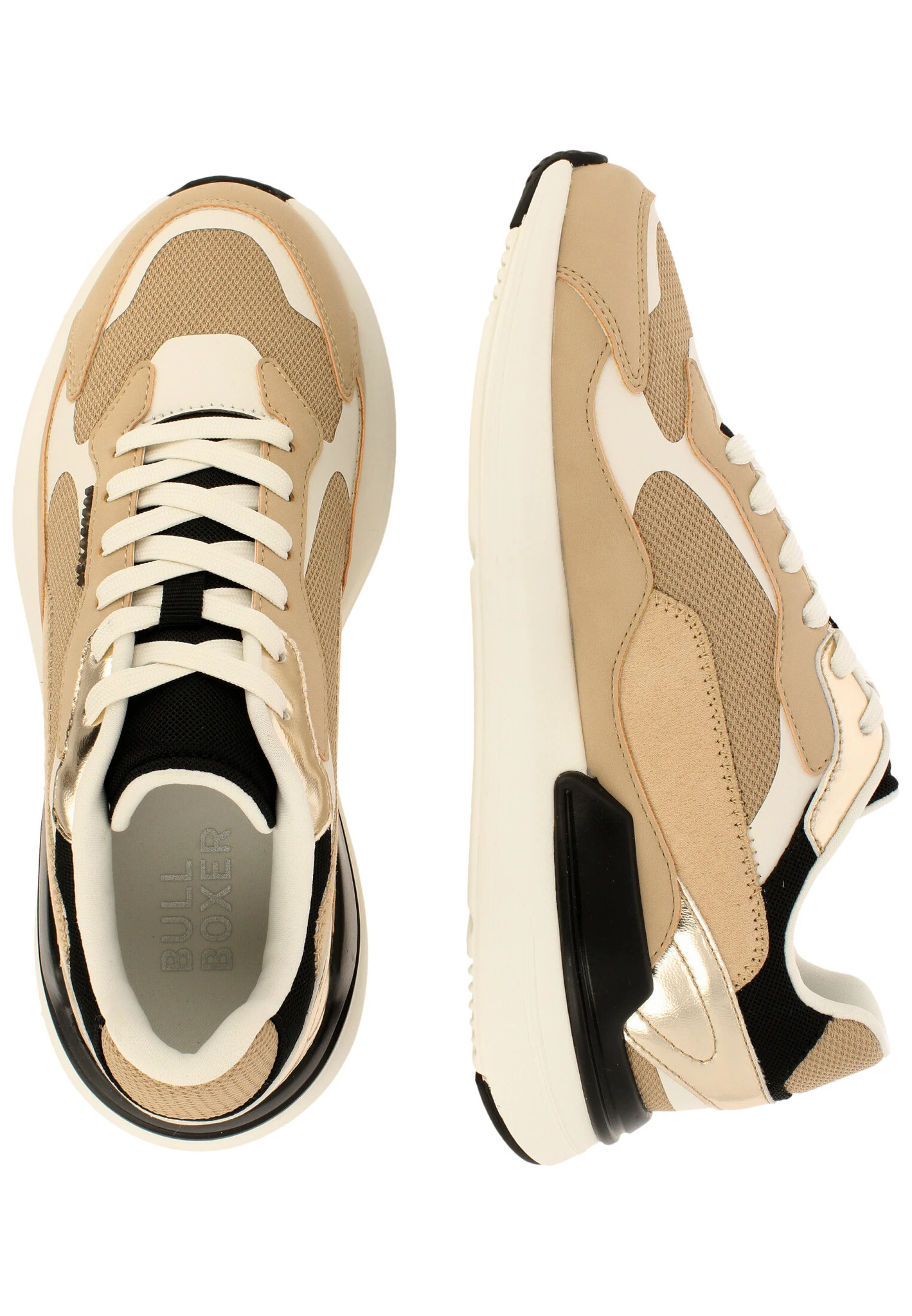 Bullboxer Sneaker Beige/ Taupe 263001F5S_CAMLTD - Afbeelding 2