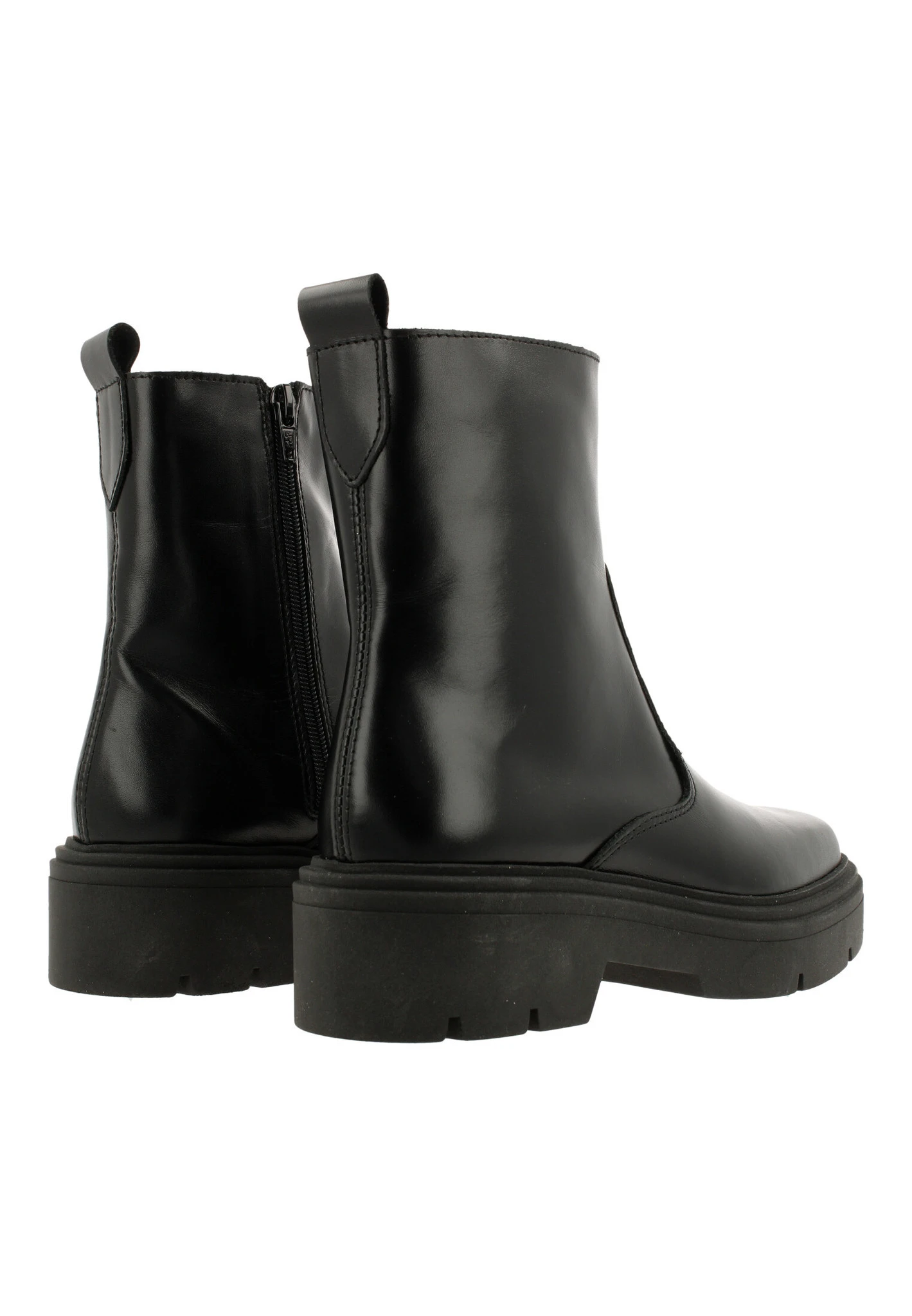 Bullboxer Enkellaarzen Zwart 316502E6L_BLCKTD - Afbeelding 4