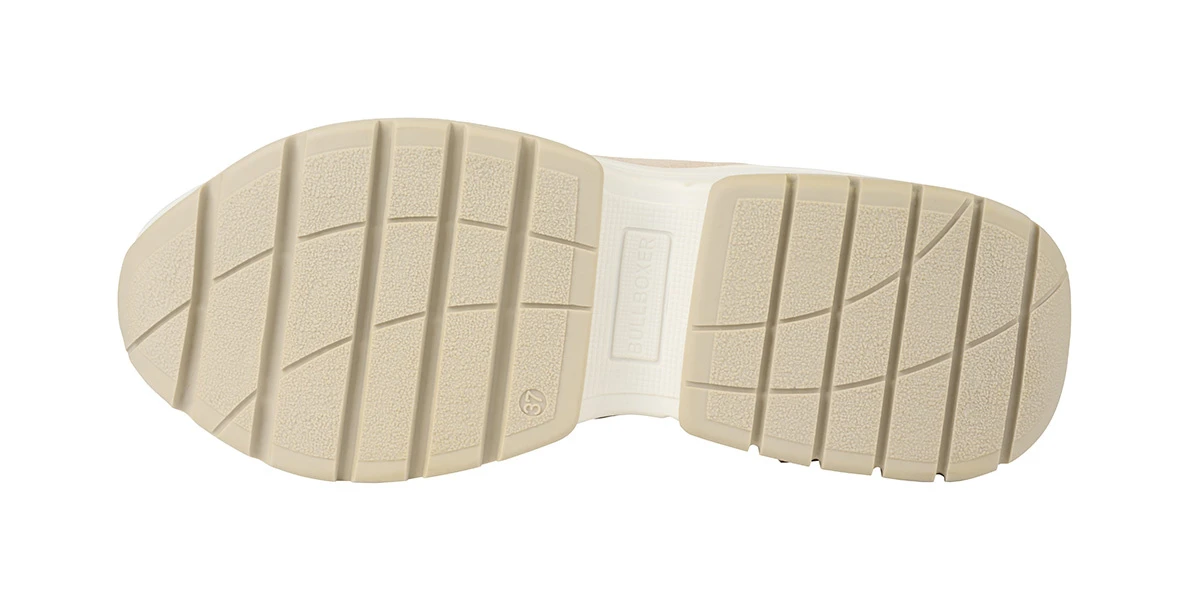 Bullboxer Sneaker Beige 704501E6C_SANDTD - Afbeelding 6