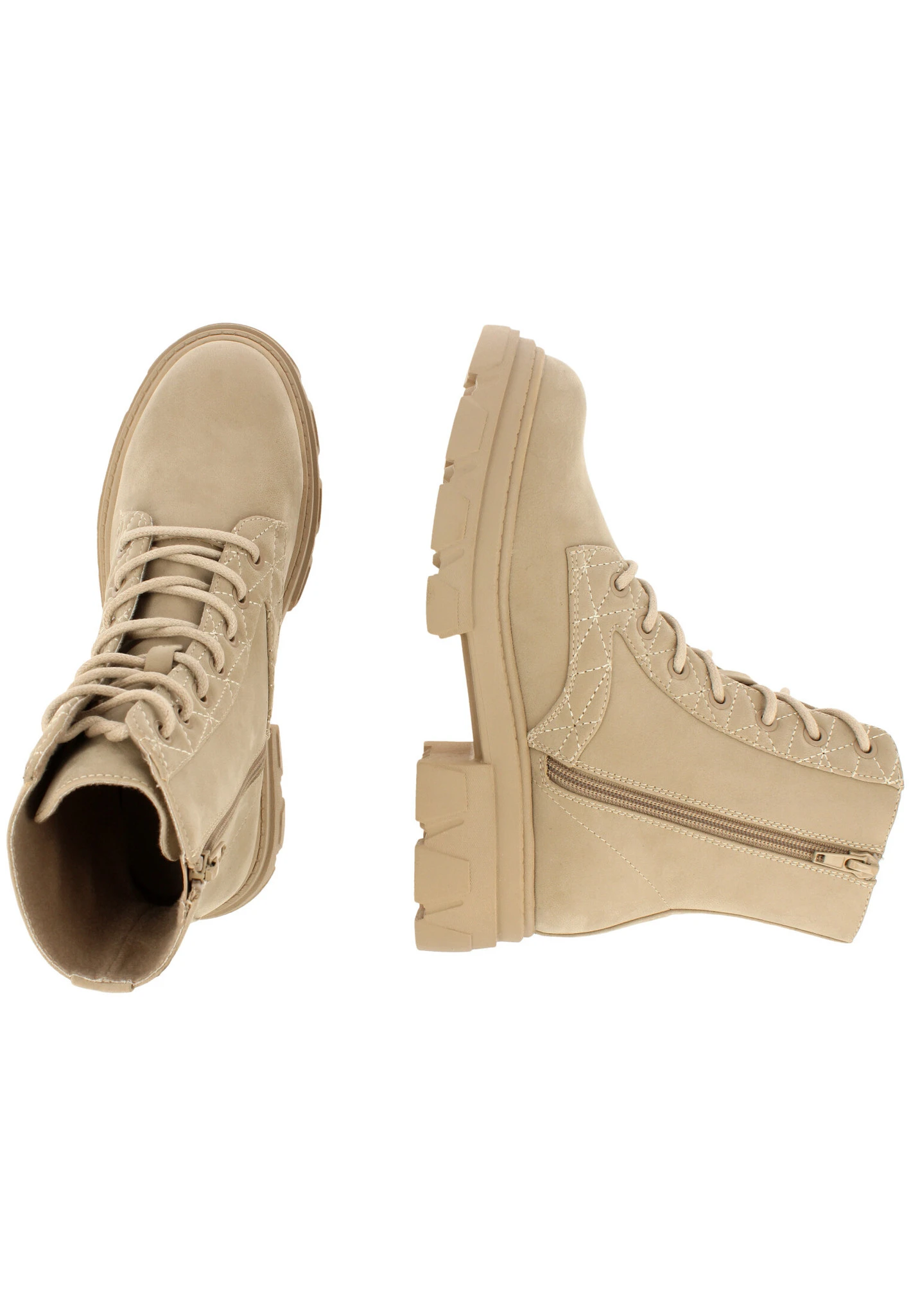 Bullboxer Enkellaarzen Beige/ Taupe 267514F6S_BONETD - Afbeelding 2