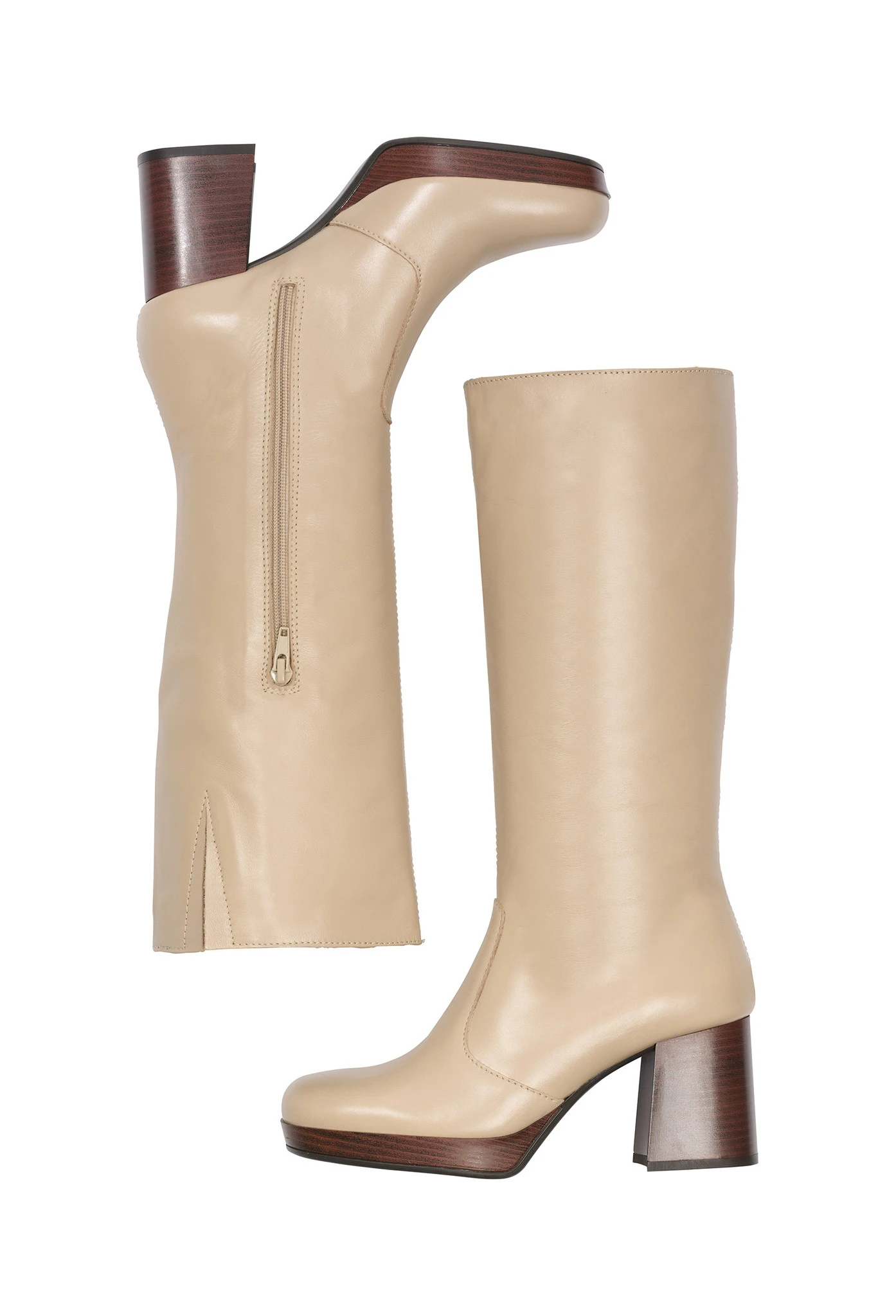 Bullboxer Boots Beige/ Taupe 256502E7L_BEIGTD - Afbeelding 2