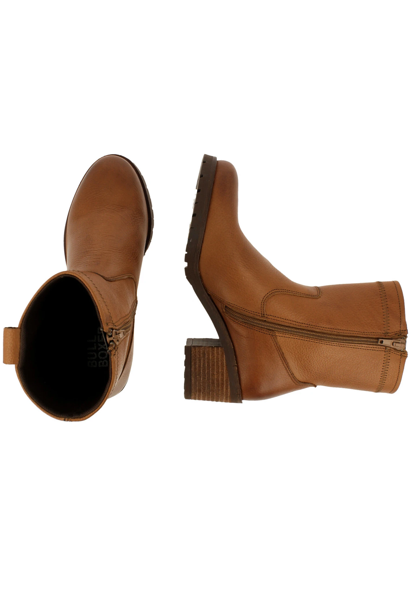 Bullboxer Enkellaarzen Tan/ Cognac 611504E6L_NUTTTD - Afbeelding 2
