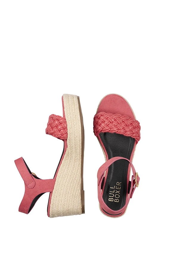 Bullboxer Sandalen Met Sleehak Roze 268011F2T_DELTTD - Afbeelding 2