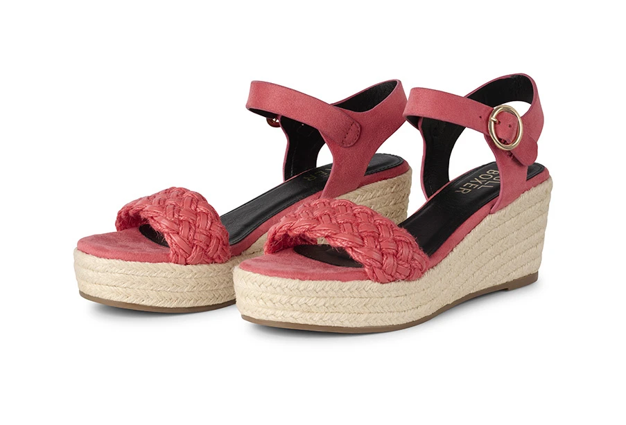 Bullboxer Sandalen Met Sleehak Roze 268011F2T_DELTTD - Afbeelding 3
