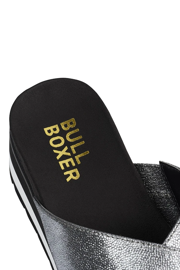 Bullboxer Muiltjes Zwart/ Zilver 078036F2S_BKBKTD - Afbeelding 5