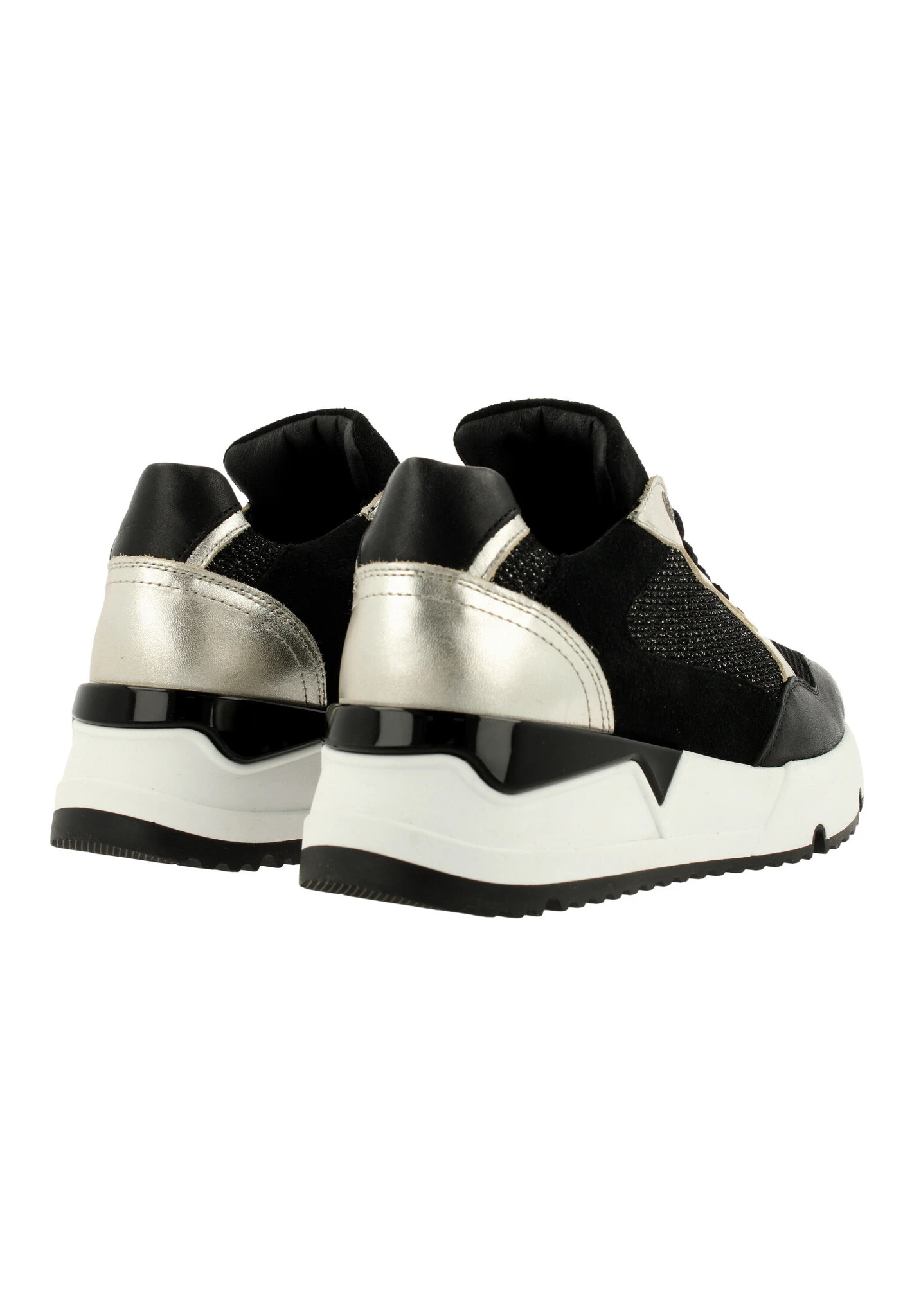 Bullboxer Sneaker Zwart 323020E5L_BKSVTD - Afbeelding 4