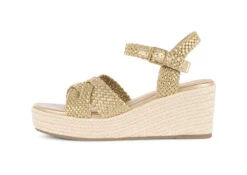 Bullboxer Sandalen Met Sleehak Goud 268013F2T_GOLDTD