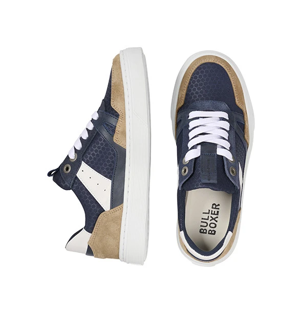 Bullboxer Sneaker Beige - Navy AOP009E5L_BENYKB - Afbeelding 2