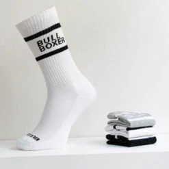 Bullboxer Sokken Heren Wit/ Zwart/ Grijs 3-pack