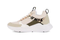 Bullboxer Sneaker Beige/ Slangenprint 099000F5S_BGWHTD